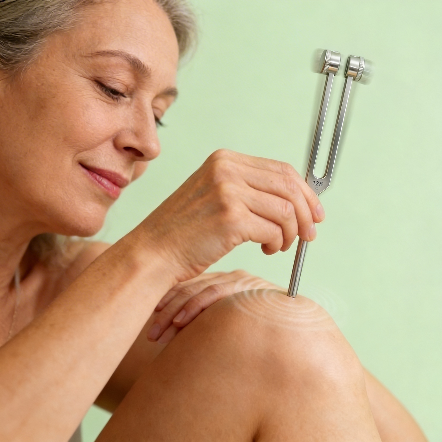 Lalimi Healing Fork 128Hz – Targeted Pain & Stress Relief Tool