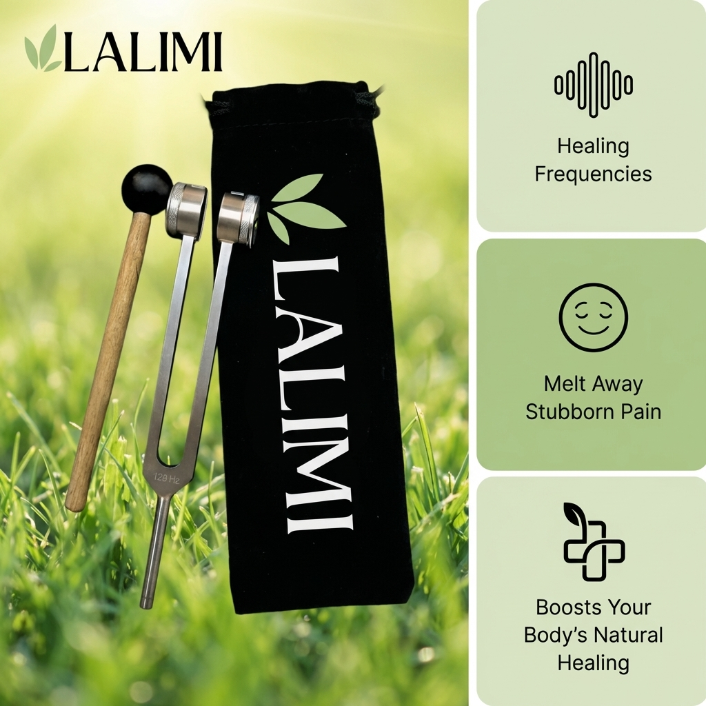 Lalimi Healing Fork 128Hz – Targeted Pain & Stress Relief Tool